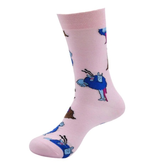 The Beatles Yellow Submarine Socks Blue Meanies - Picture 2 of 2